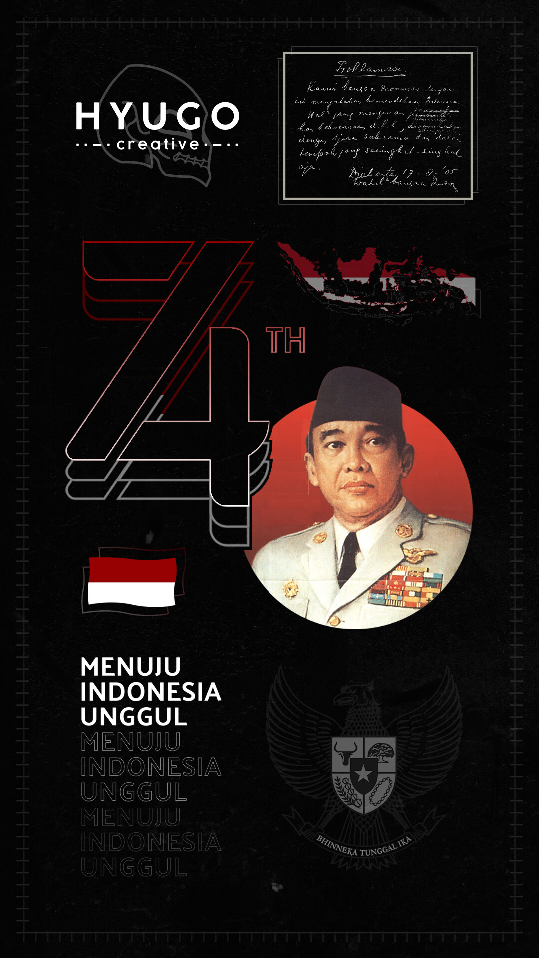 ArtStation - Indonesia Independence Day 74th