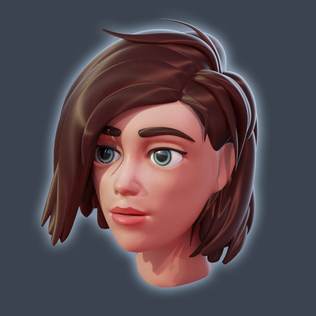 ArtStation - Stylized Head Study