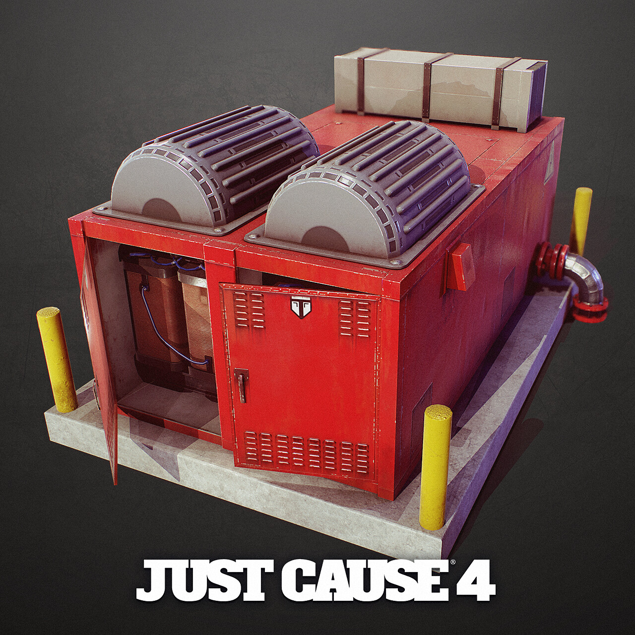 ArtStation Just Cause 4 Trans Breaker, Diorama Digital