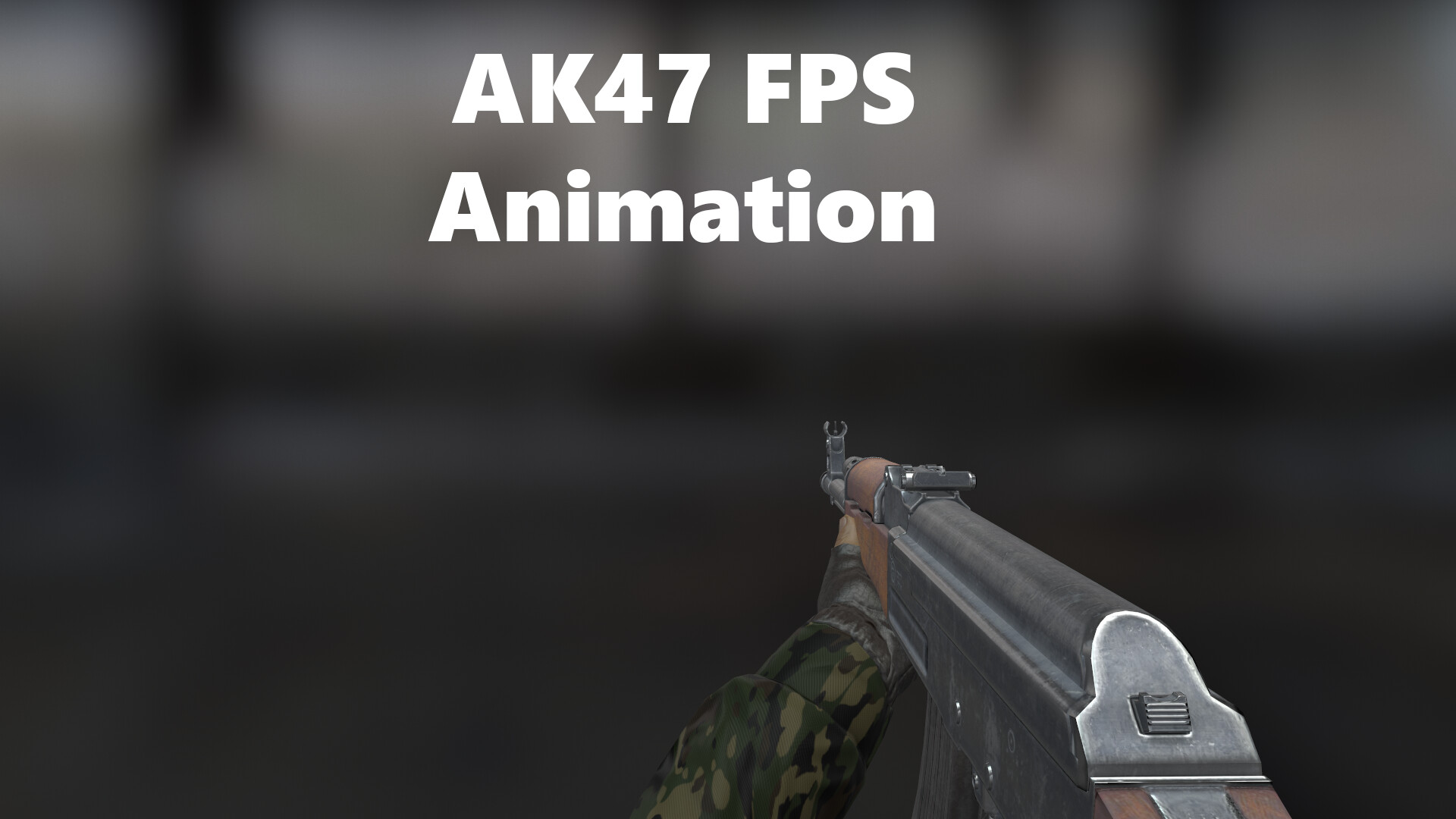 Artstation Ak47 Fps Animation Jainesh Pathak