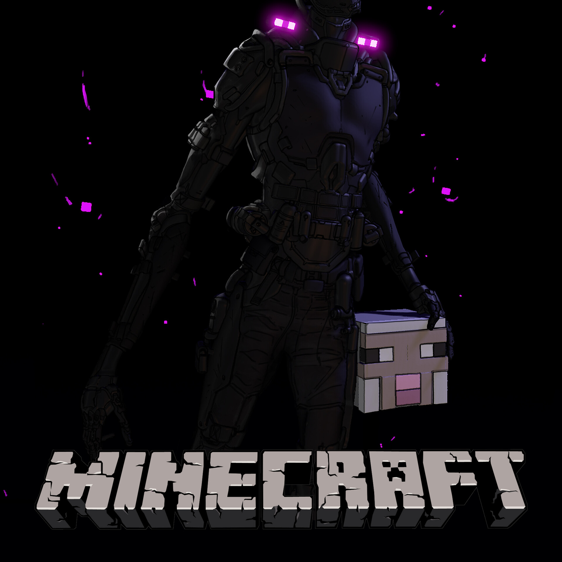 ArtStation - Minecraft Enderman HD