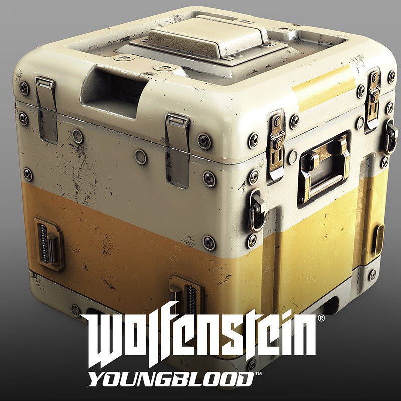 Wolfenstein: Youngblood - Crates HighPoly
