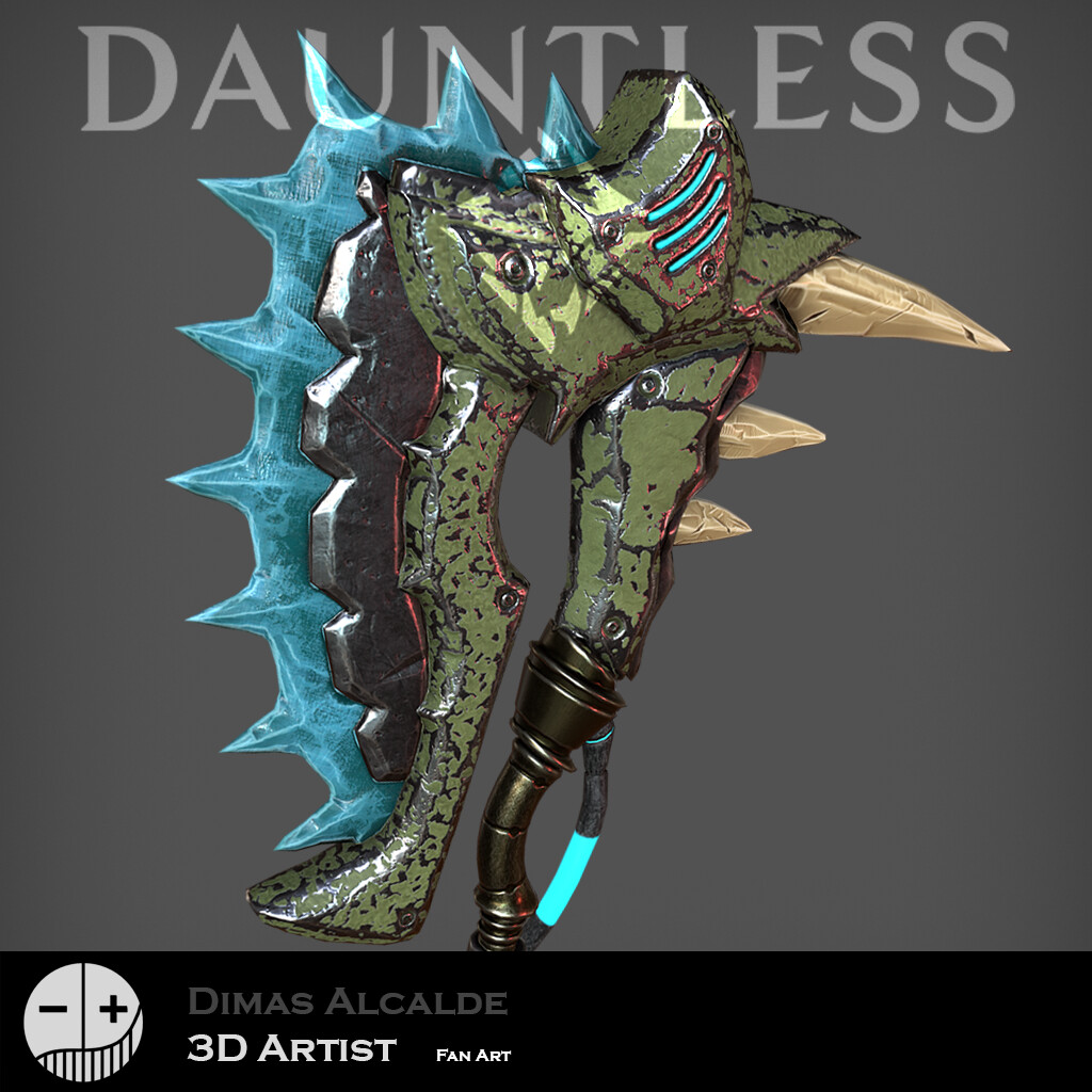 Dauntless Drask Axe FanArt