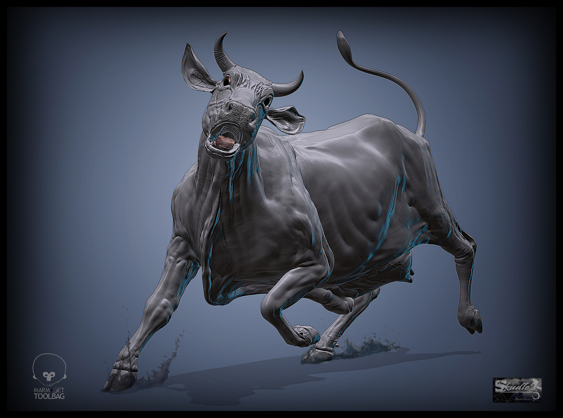 ArtStation - Crazy cow