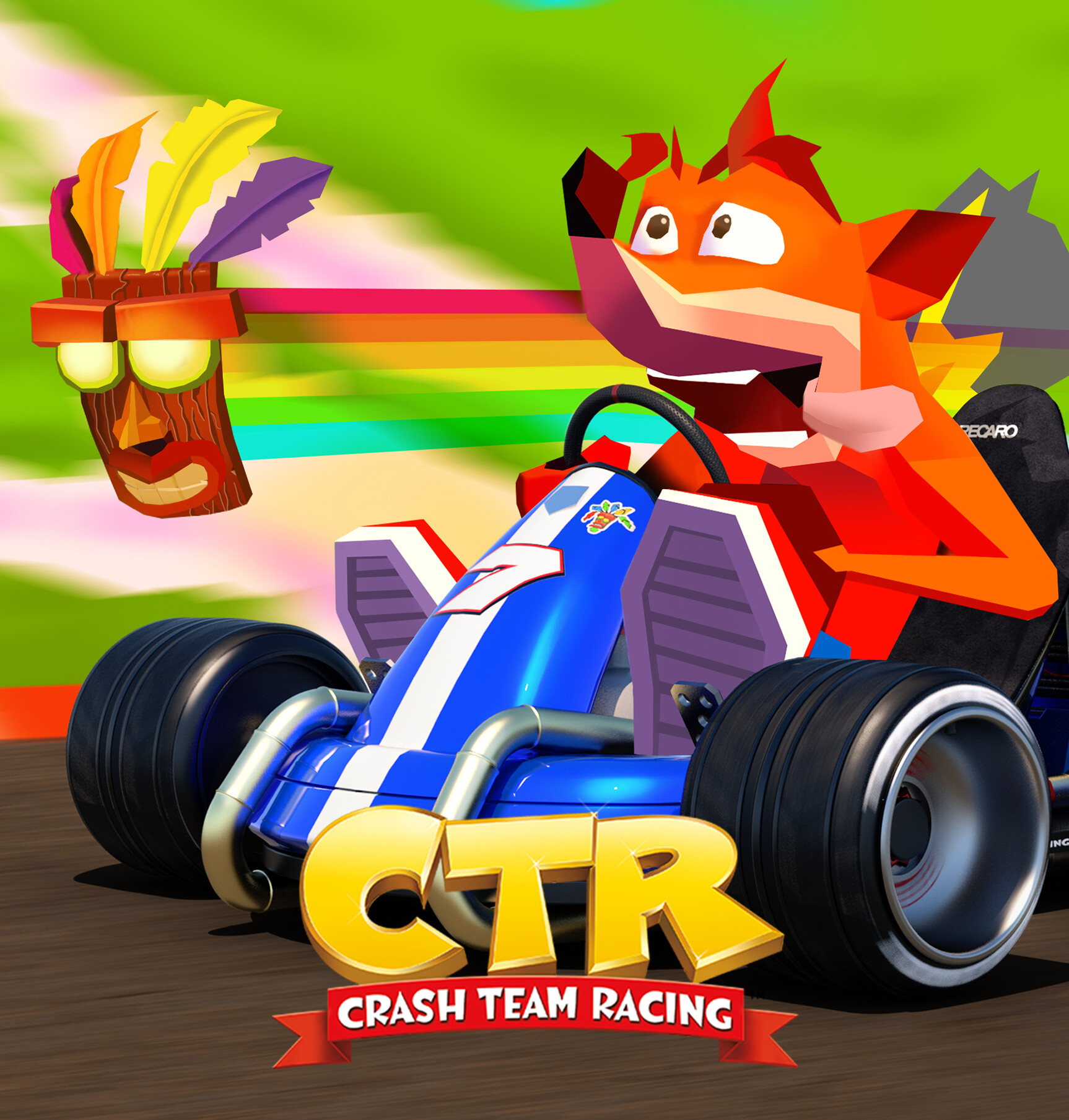 ArtStation CRASH KART CTR FANART