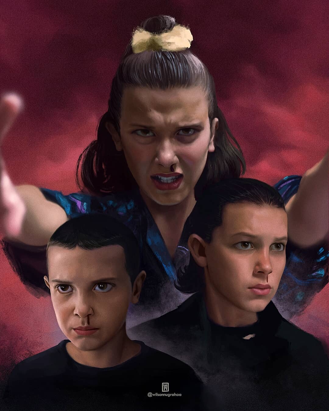 ArtStation - ELEVEN (jane Hopper) Fanart