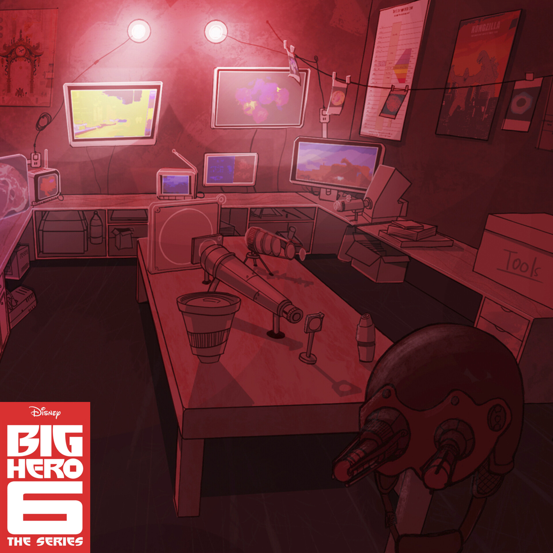 ArtStation - BH6: The Series Environment Design