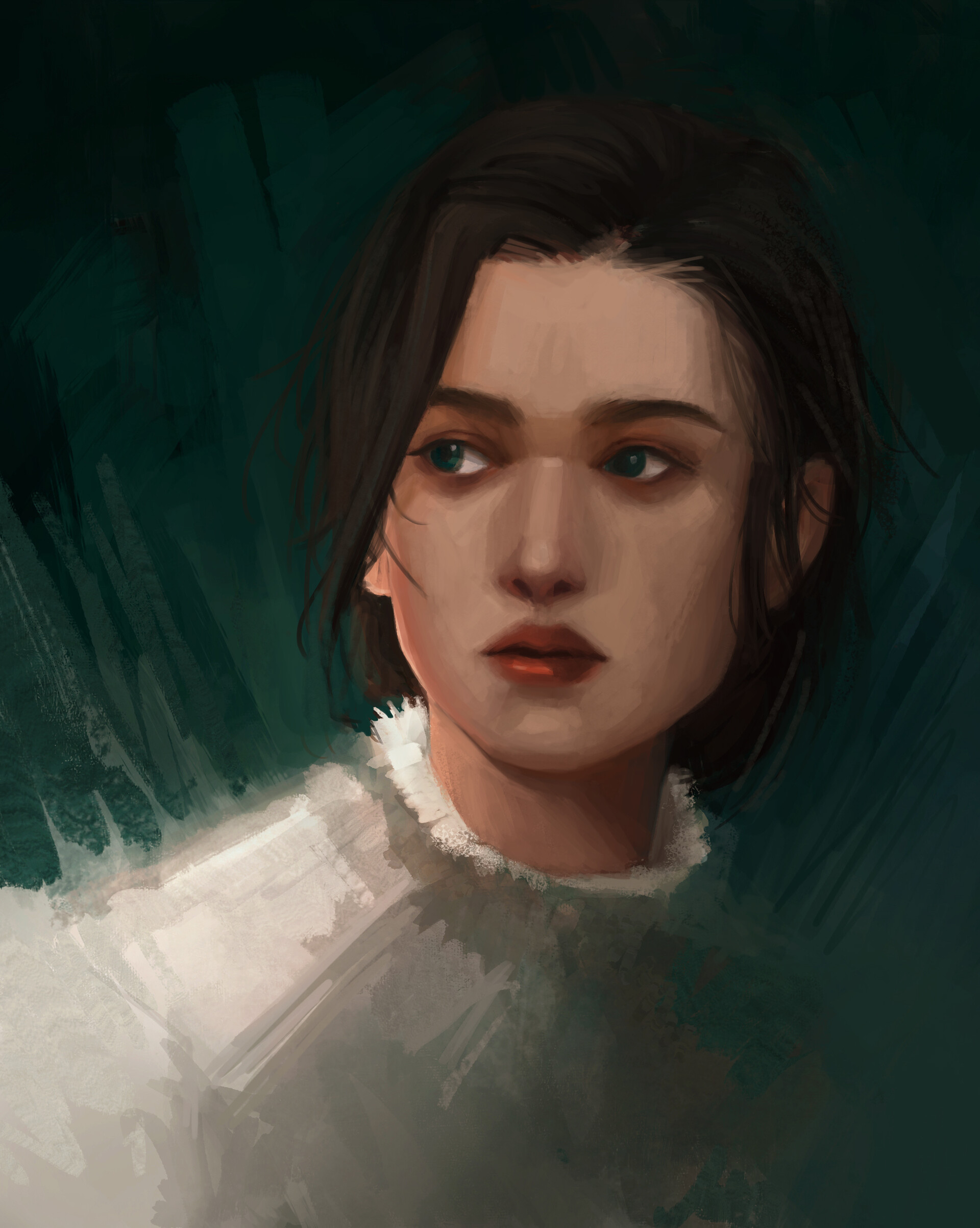 ArtStation - girl portrait illustration