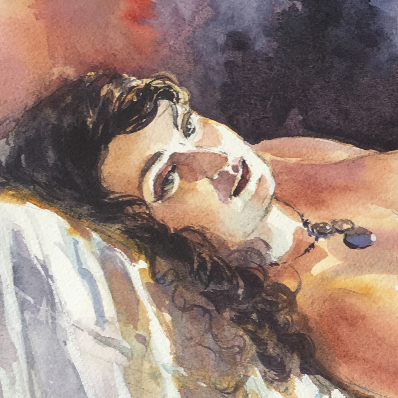 watercolour life drawing