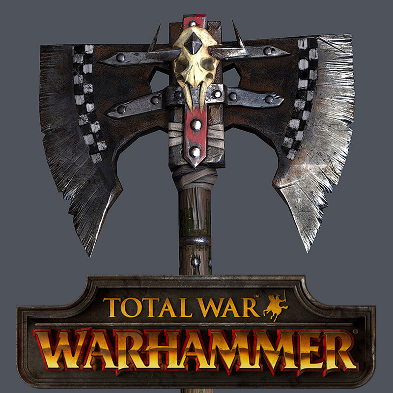 Artstation Axes Orks Warhammer Total War