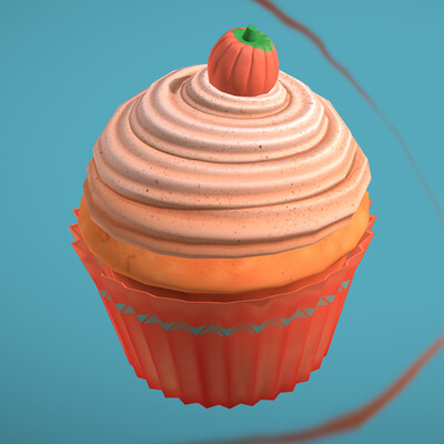 Spice Pumpkin Cupcake