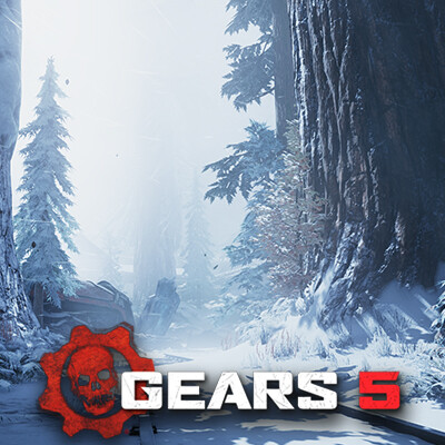 ArtStation - Gears 5 - Winter Vegetation