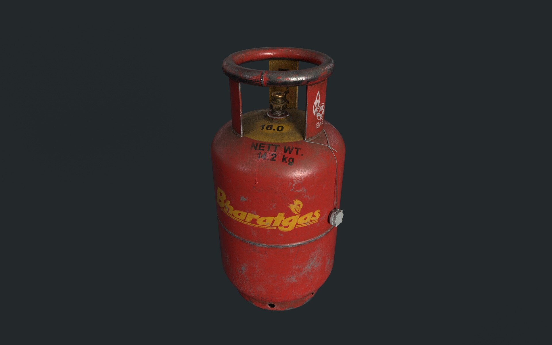 artstation-indian-bharatgas-cooking-gas-cylinder