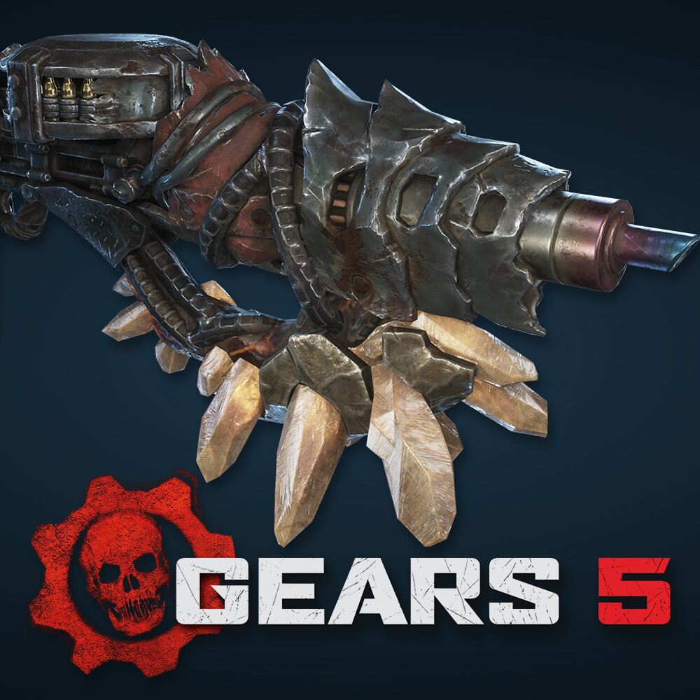ArtStation Gears 5 Swarm Weapons