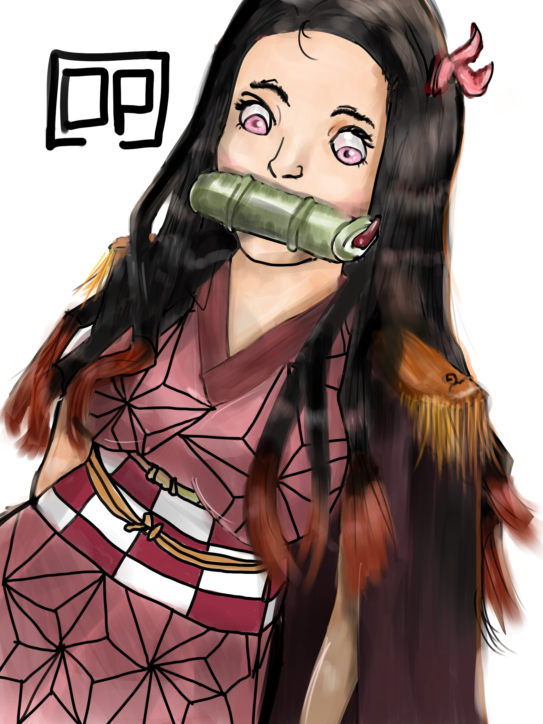 ArtStation - Nezuko Kamado Colored