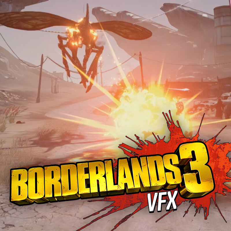 ArtStation Borderlands 3 Visual Effects Puddles and Elemental Screen Status
