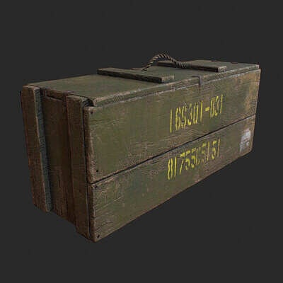 Artstation - Ammo Crate Green