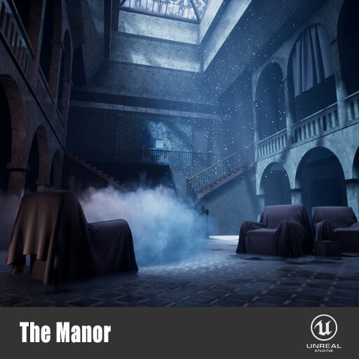ArtStation The Manor atmosphere practice