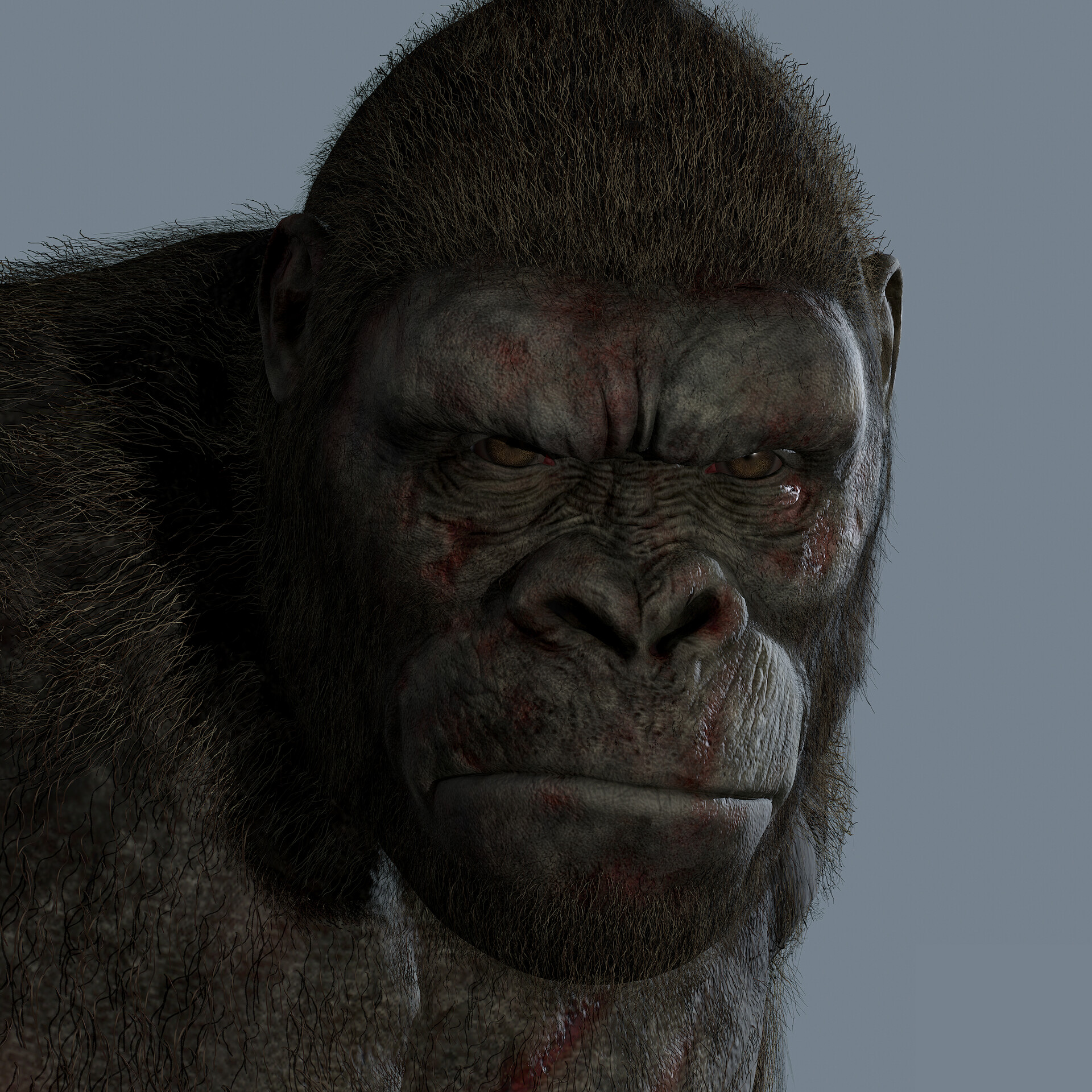 ArtStation - Kong：Skull Island fan art WIP