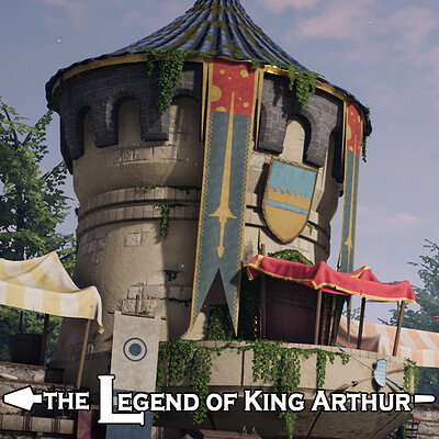 Jousting Arena - Legend Of King Arthur Artstation Challenge