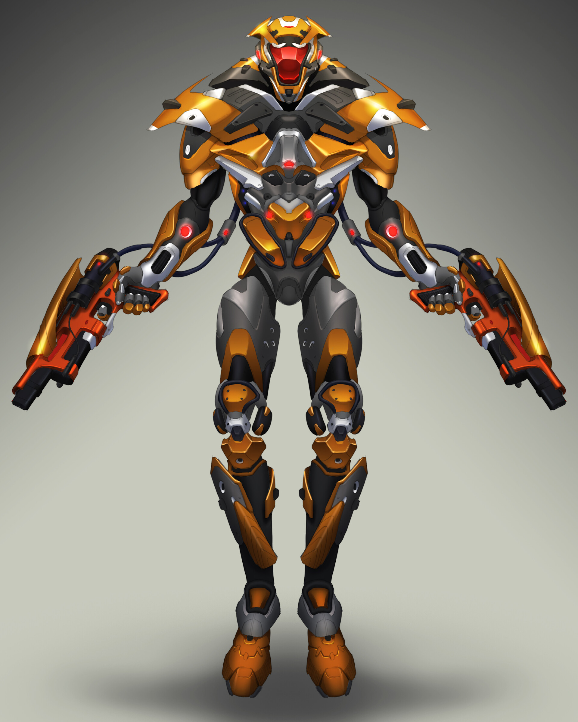 ArtStation - yellow armor