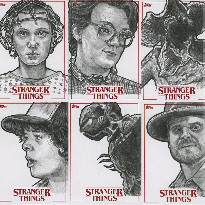 ArtStation - Topps Stranger Things Season One