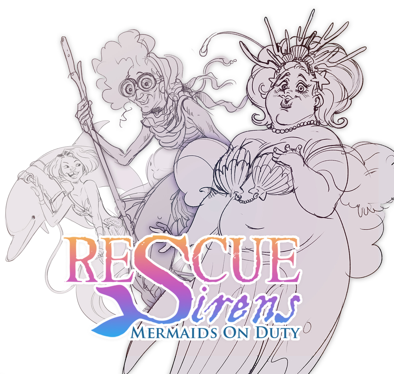 Rescue Sirens - Guild Character Designs