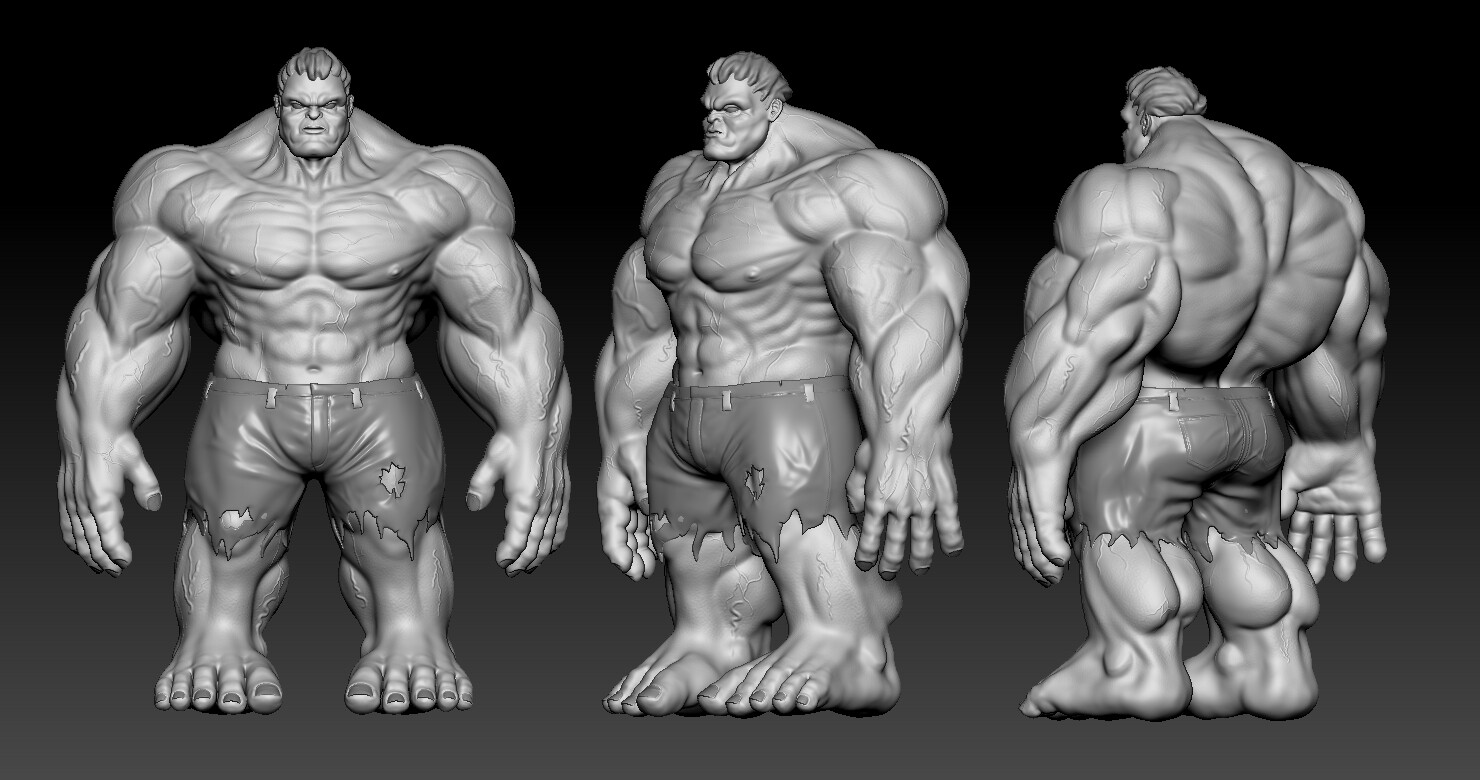 ArtStation - HULK wip