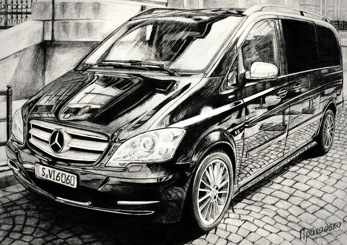 Рисунок mercedes vito