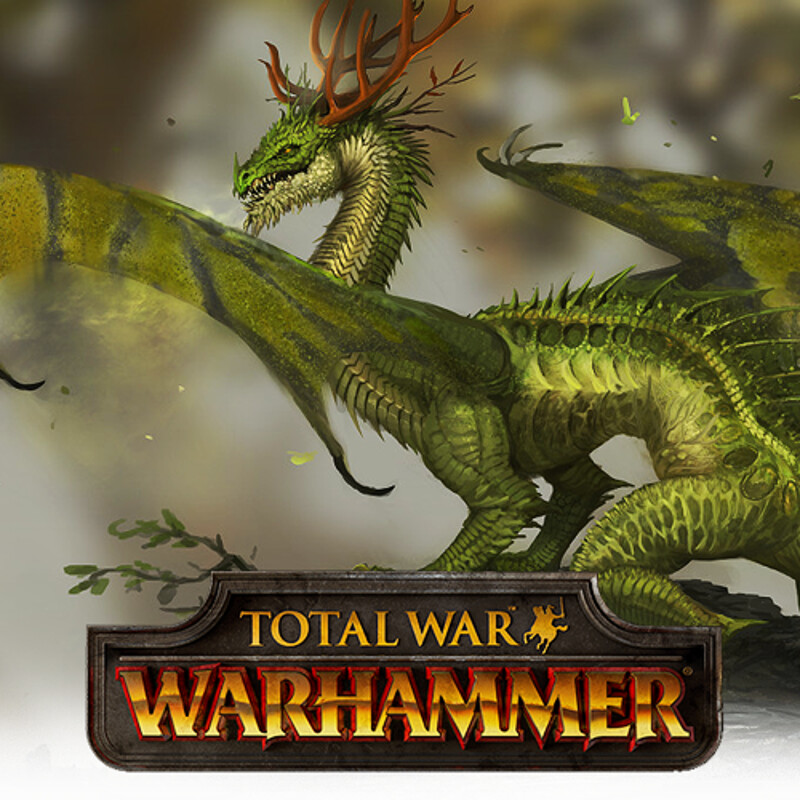 Total War: Warhammer Concept Art - Forest Dragon