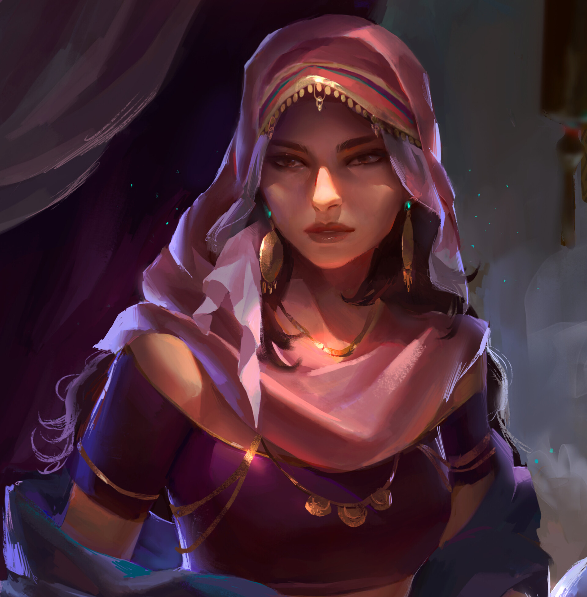 ArtStation - Moroccan_Tarot_Reader, Oviya Vendan