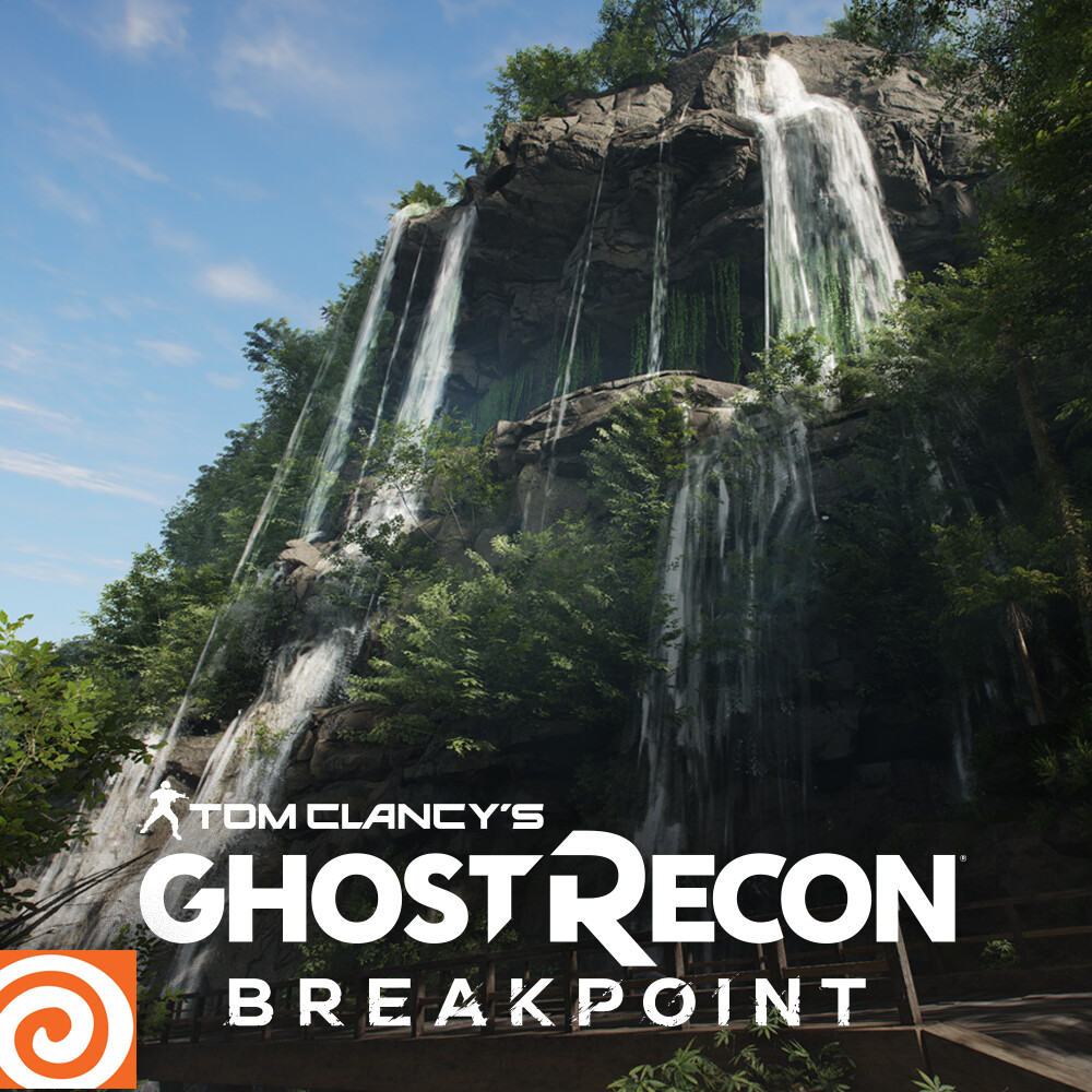 ArtStation Ghost Recon Breakpoint Waterfalls