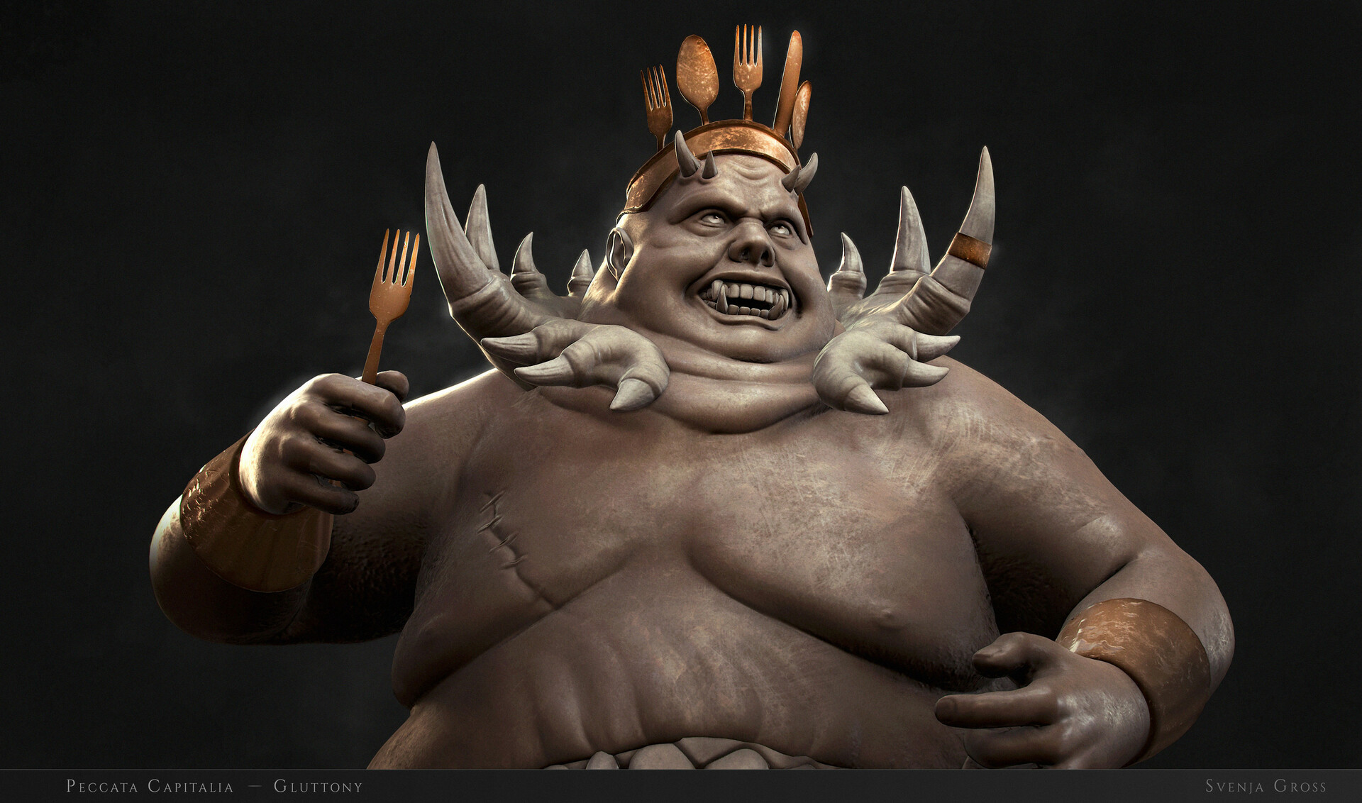 ArtStation - 7 Deadly Sins - Gluttony