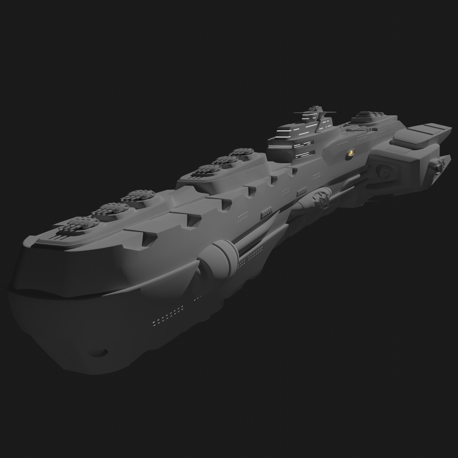 ArtStation - Resolution-Class Battleship