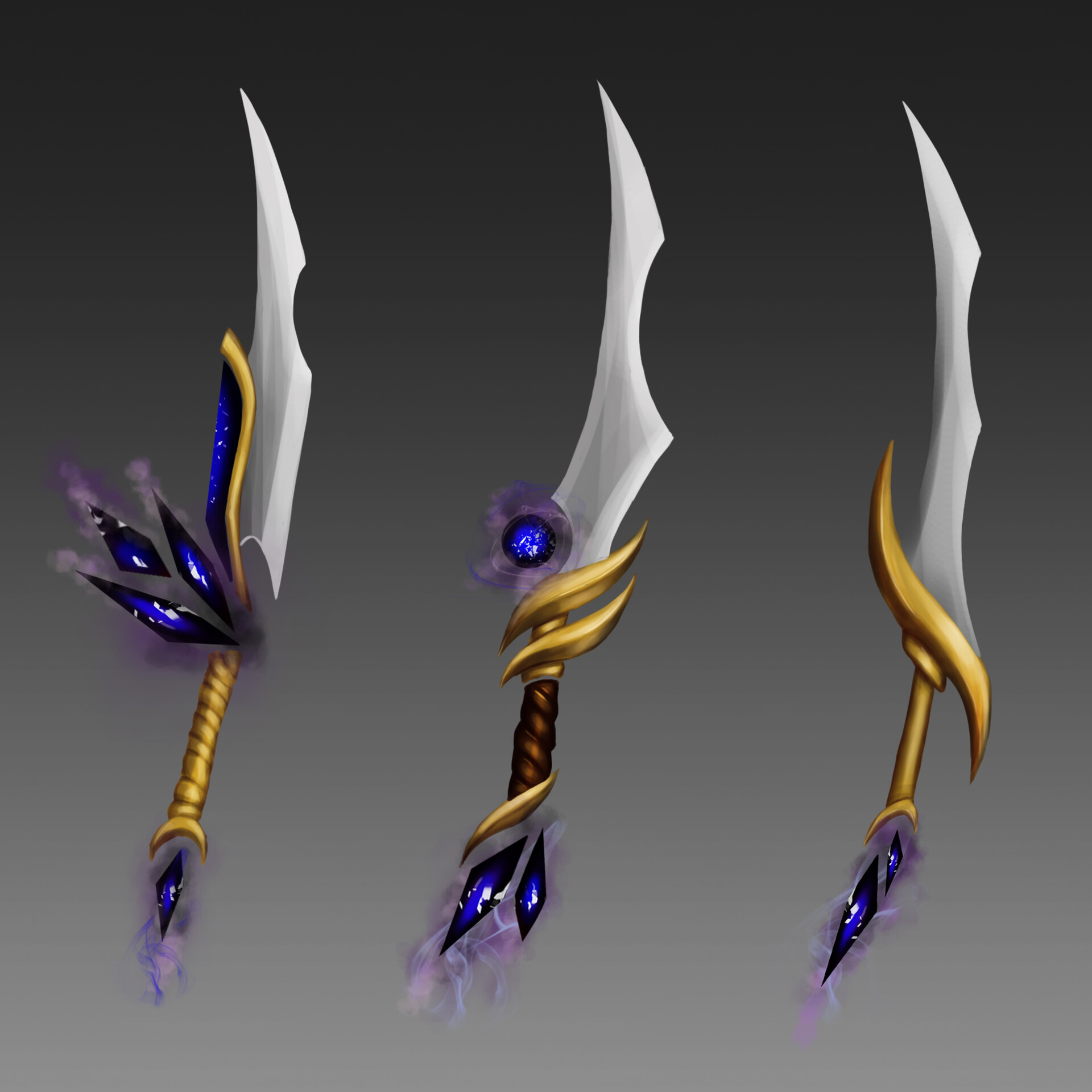 ArtStation - Void infused sword designs