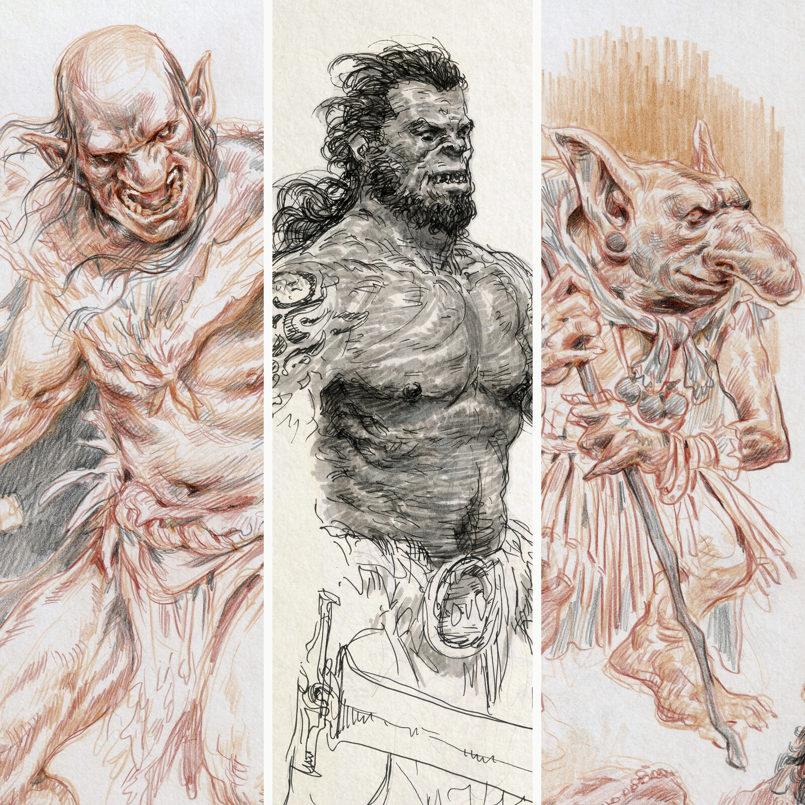 Sketchbook: Orcs 'n Goblins
