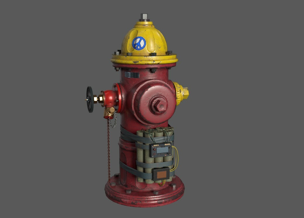 ArtStation - Fire Hydrant