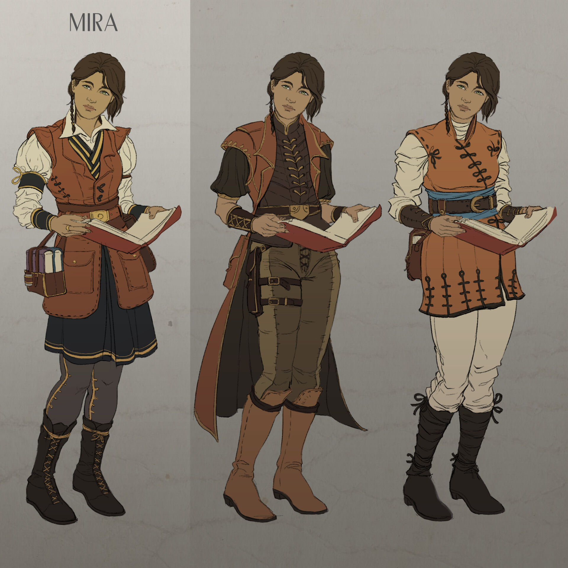 ArtStation - Traveling Scholar- Character Exploration