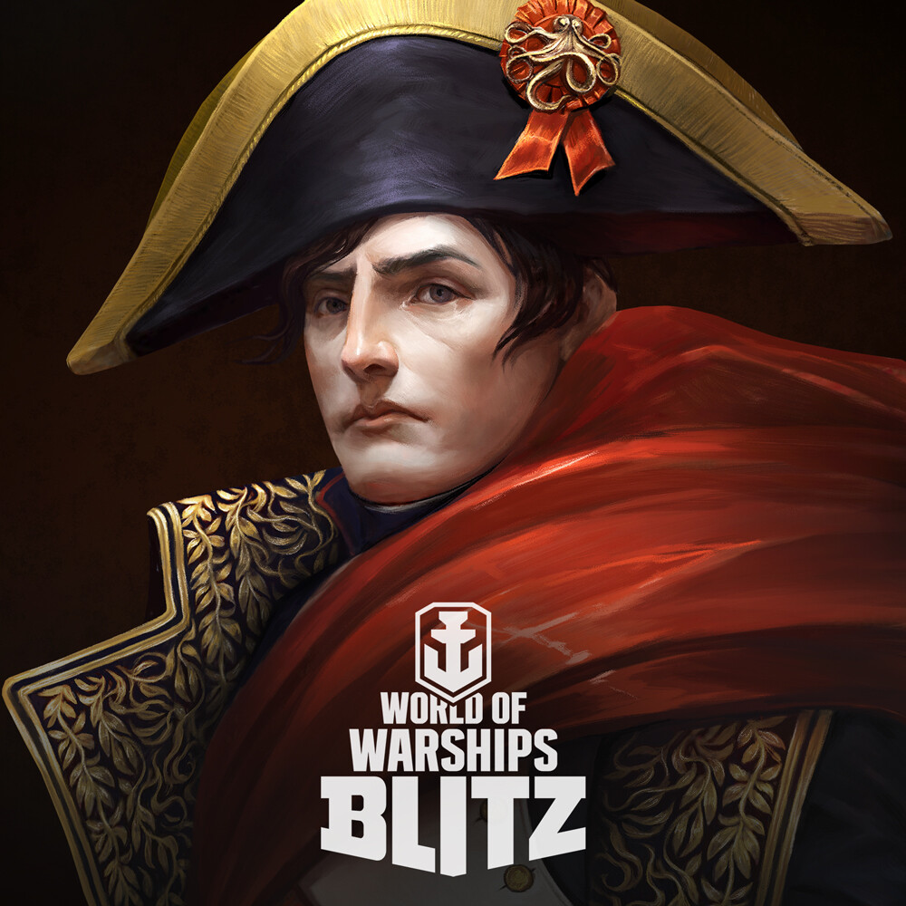 ArtStation - Napoleon Portrait for WoWS Blitz