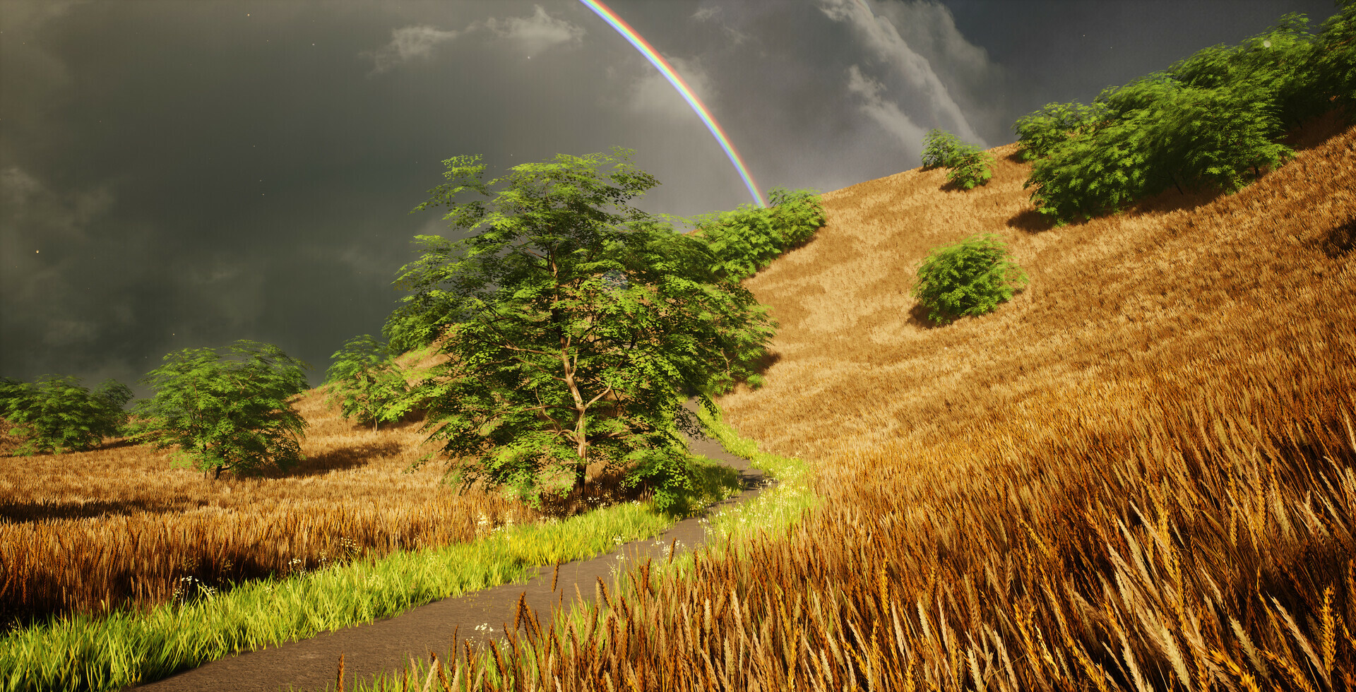 Artstation Ue4 Wheat Field