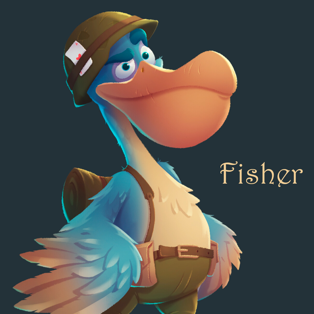 ArtStation - Spyro 2 - Fisher, the Breeze Builder