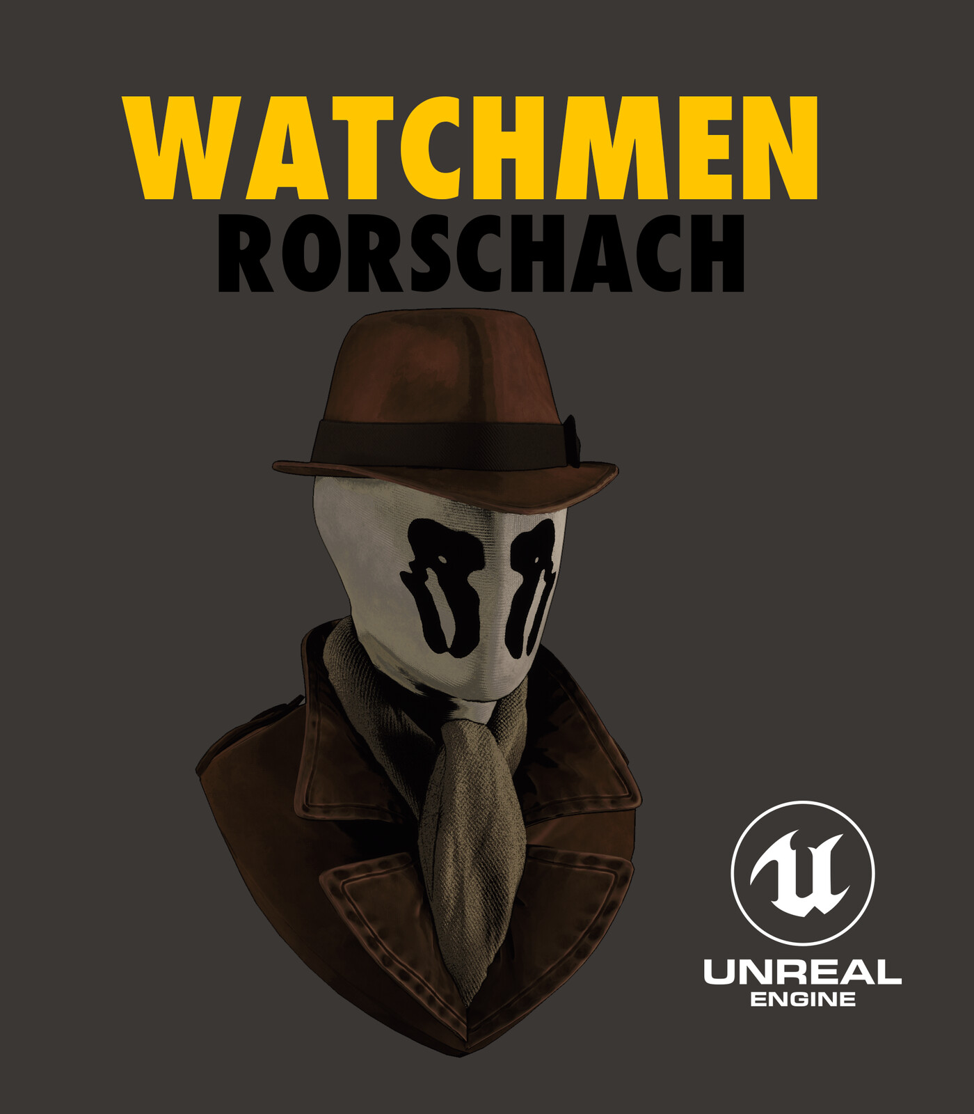 Rorschach: Cellshader and face mask