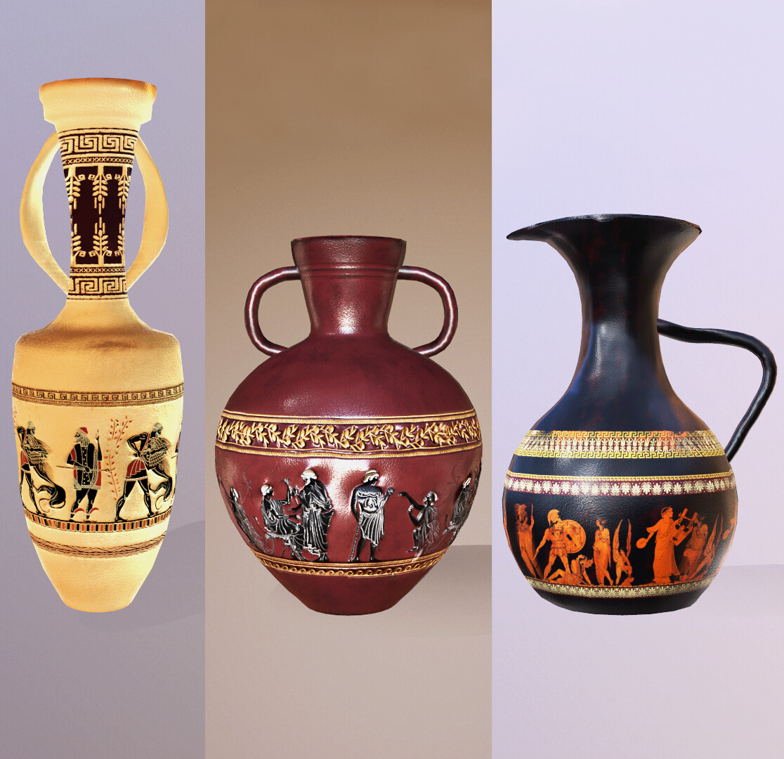 ArtStation Ancient Greek Pots