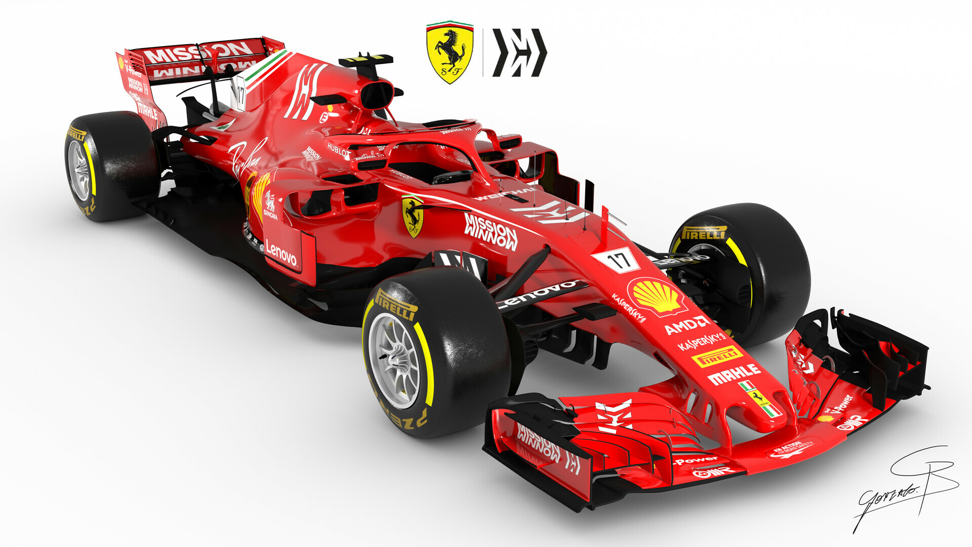 ArtStation - Ferrari SF71H 2018 Season