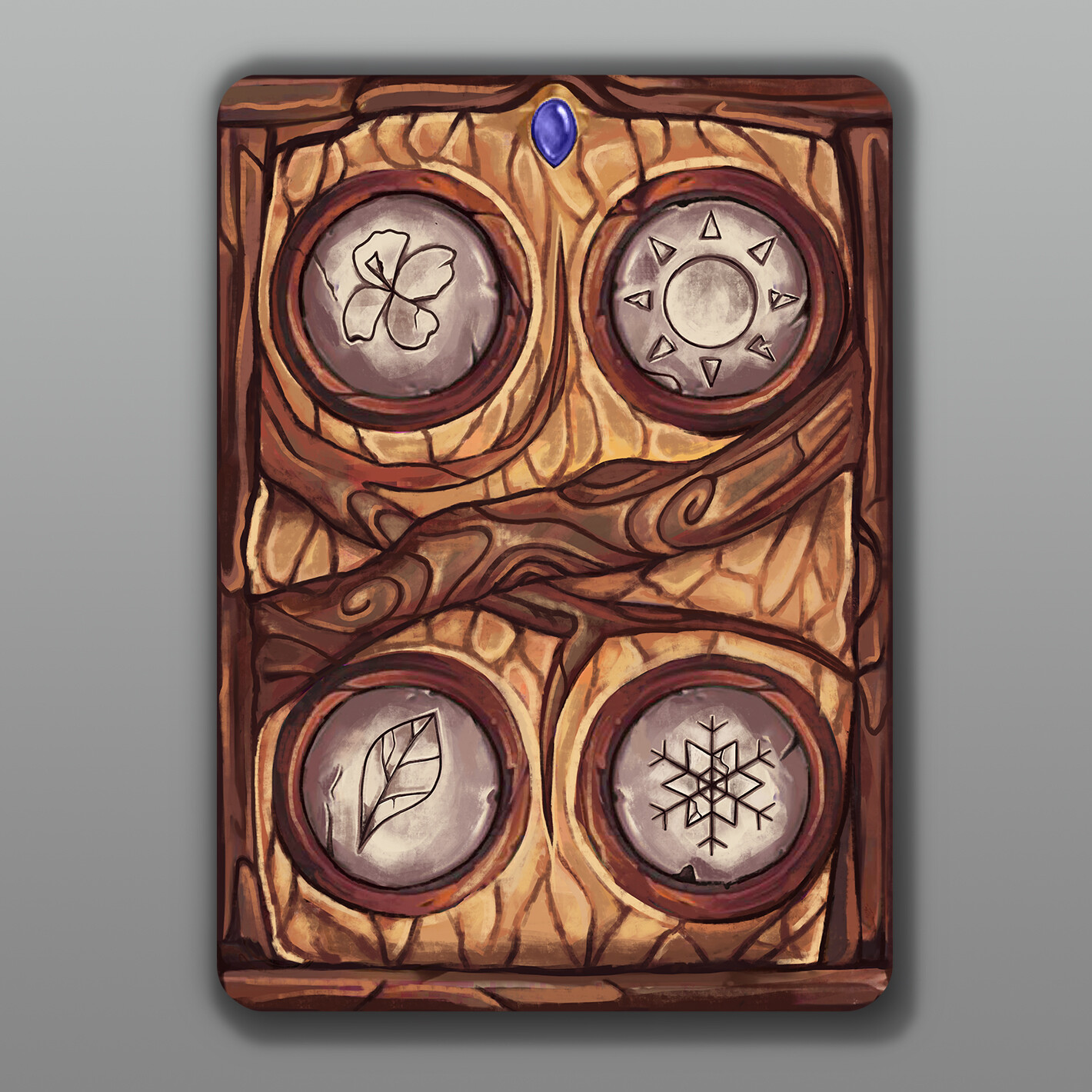 ArtStation - Seasons card design