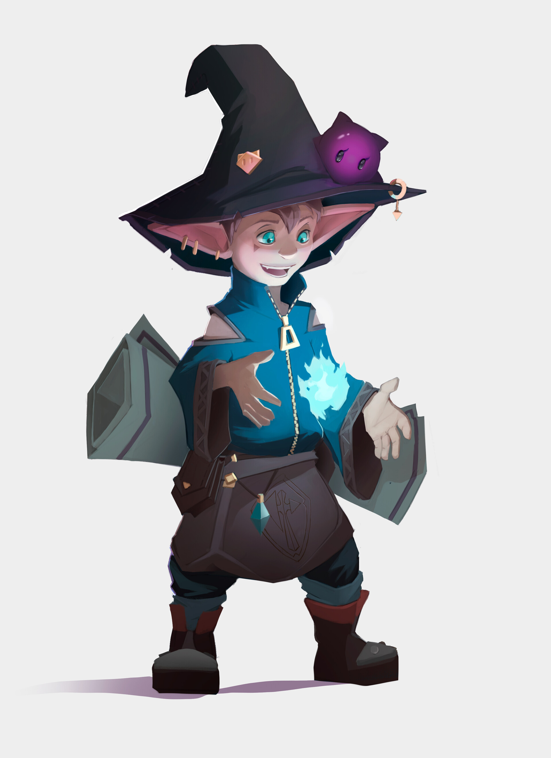 ArtStation - Character desing. Gnome Magic Academy.