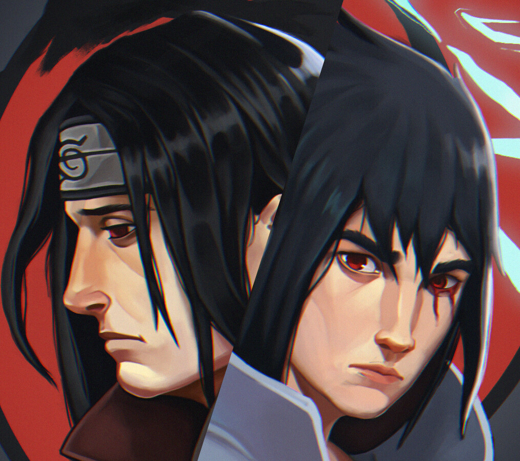 ArtStation - Itachi and Sasuke