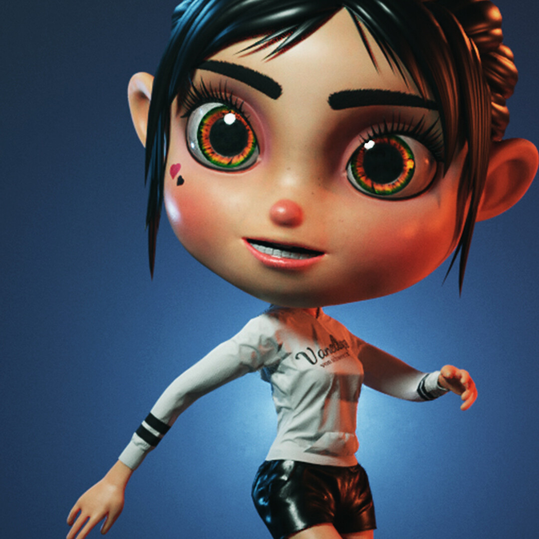 ArtStation - Vanellope going to dance