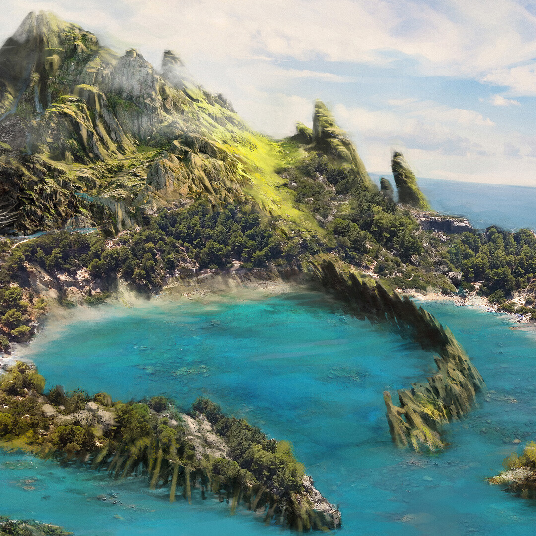 ArtStation - Mysterious Island