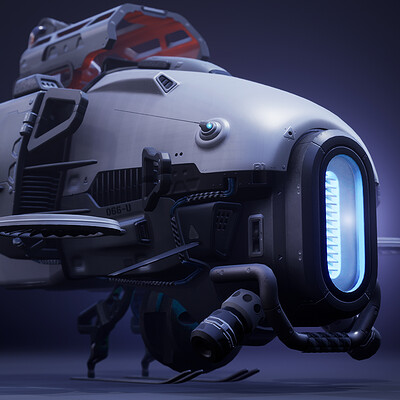 Sci-fi Aircraft (Unreal Engine Game Ready Asset)